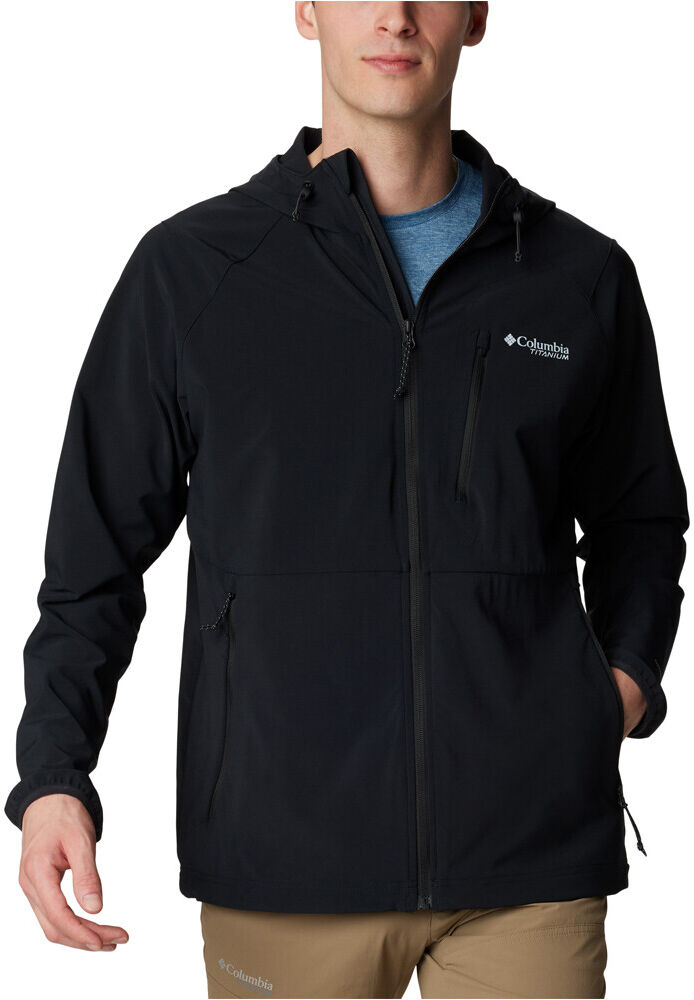 Columbia triple canyon hooded jacket forro polar hombre Negro (XXL)