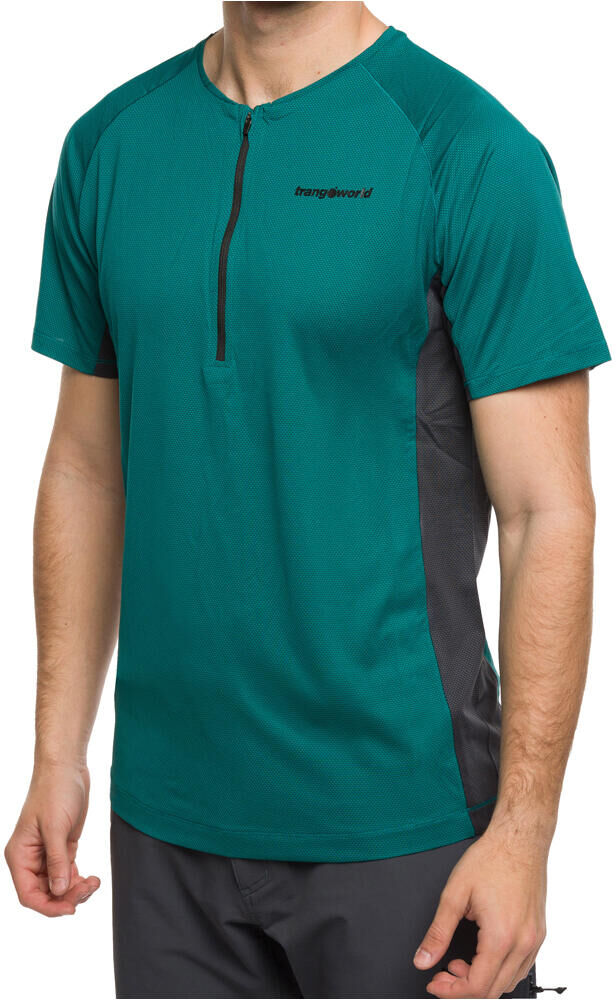 Trango mousalen camiseta montaña manga corta hombre Verde (M)