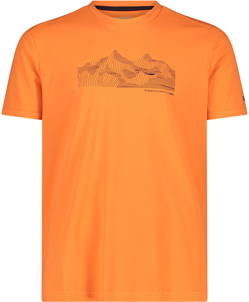 Cmp man t-shirt camiseta montaña manga corta hombre Naranja (56)