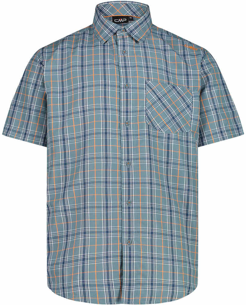 Cmp man shirt camisa montaña manga corta hombre Verde (58)