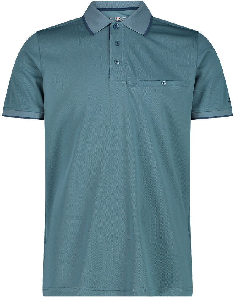 Cmp man polo camiseta montaña manga corta hombre Verde (50)