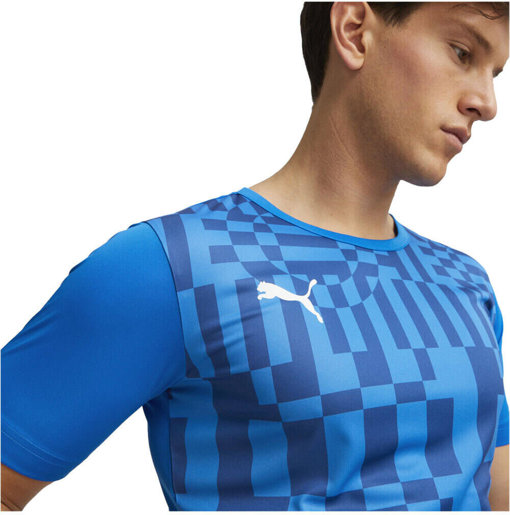 Puma individual rise camisetas fútbol manga corta Azul (XXL)