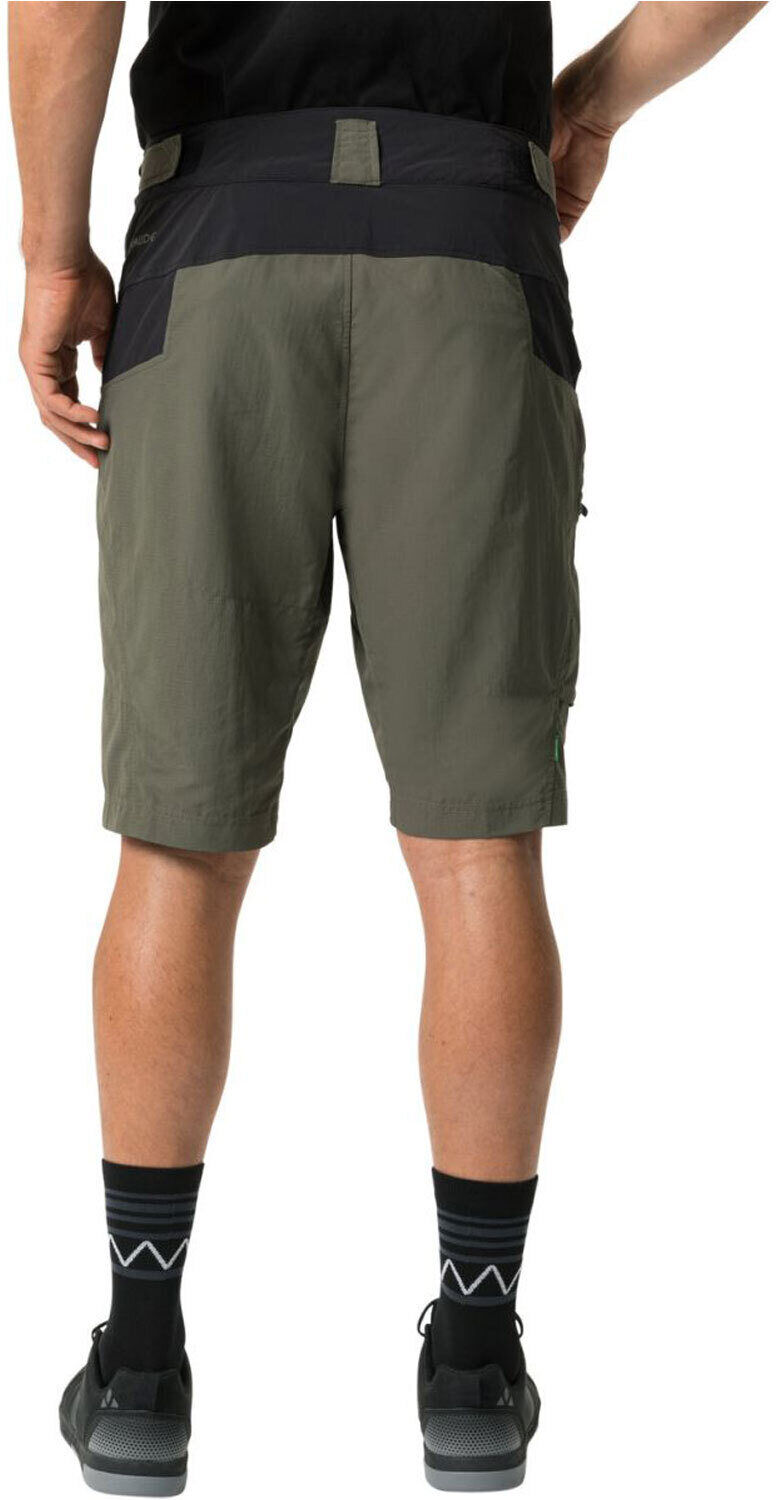 Vaude qimsa pantalón corto ciclismo hombre Verde (S)