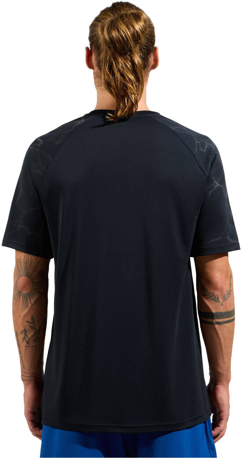 Odlo essential camiseta técnica manga corta hombre Negro (L)