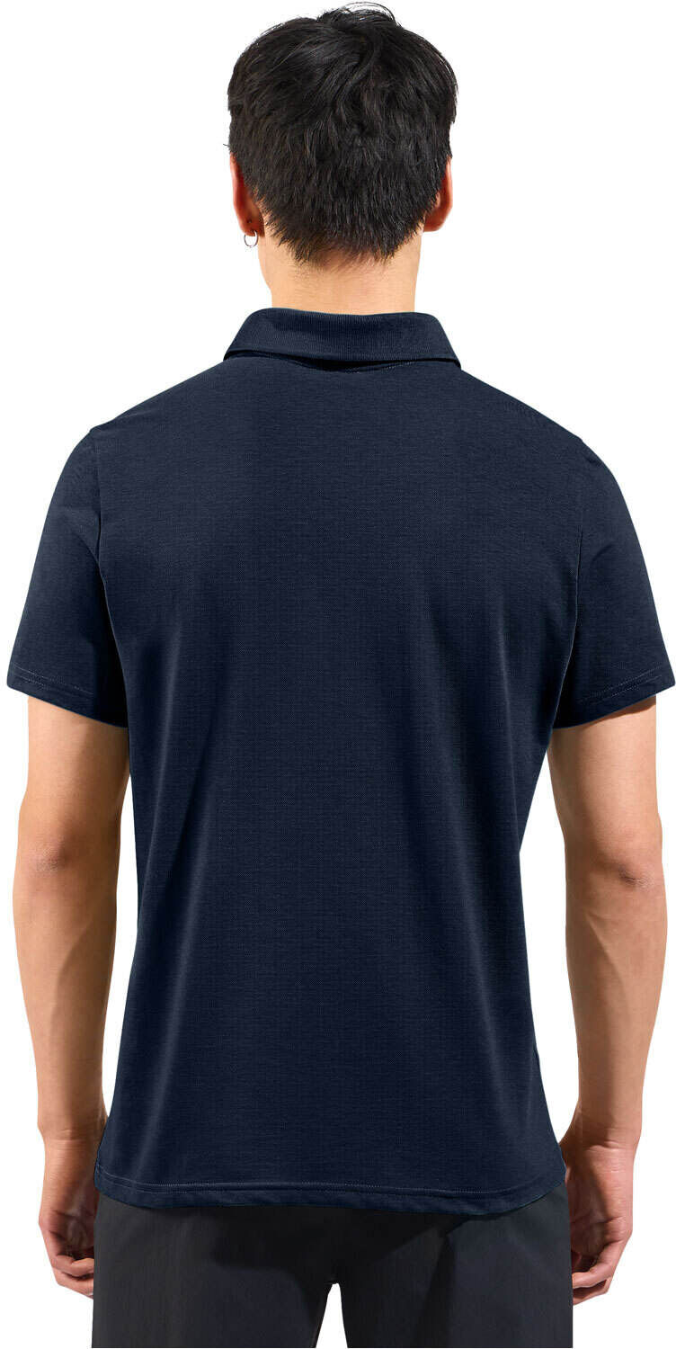 Odlo essential solid camiseta montaña manga corta hombre Azul (L)