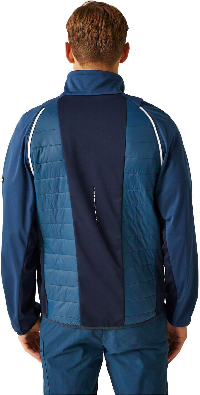 Regatta steren ii hybrid chaqueta softshell hombre Negro (M)