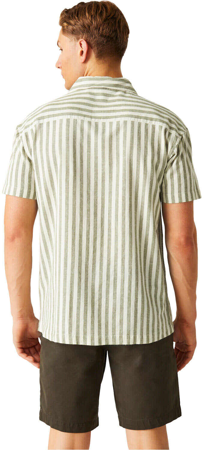 Regatta shorebay ii camisa montaña manga corta hombre Verde (XXXXXL)