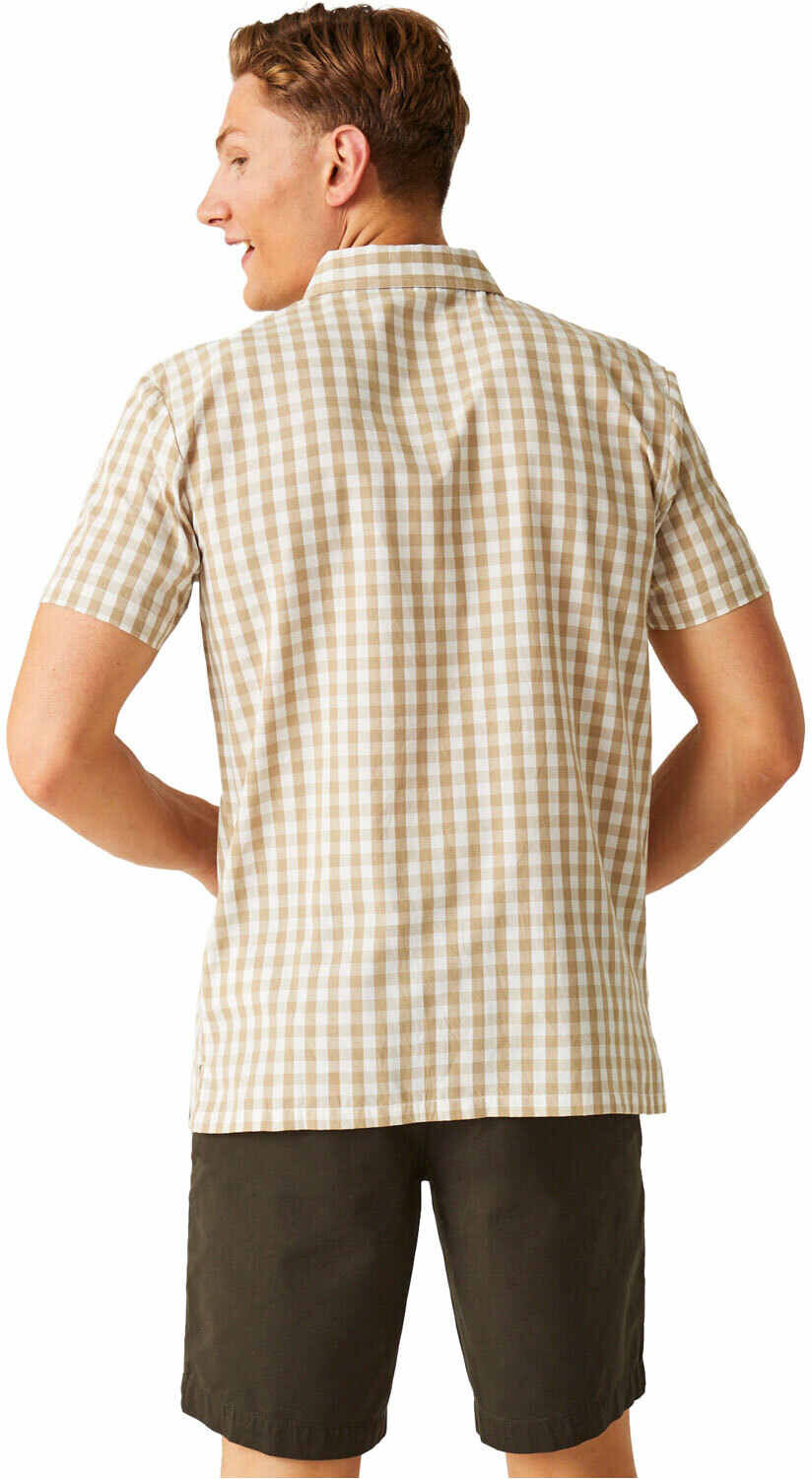 Regatta denmoor camisa montaña manga corta hombre Marron (L)