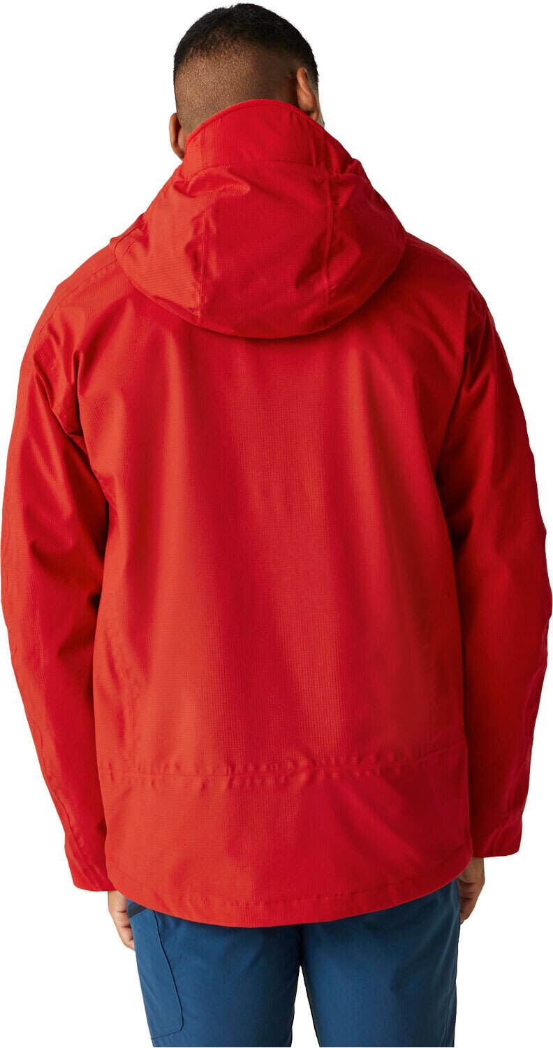 Regatta okara chaqueta impermeable hombre Rojo (L)