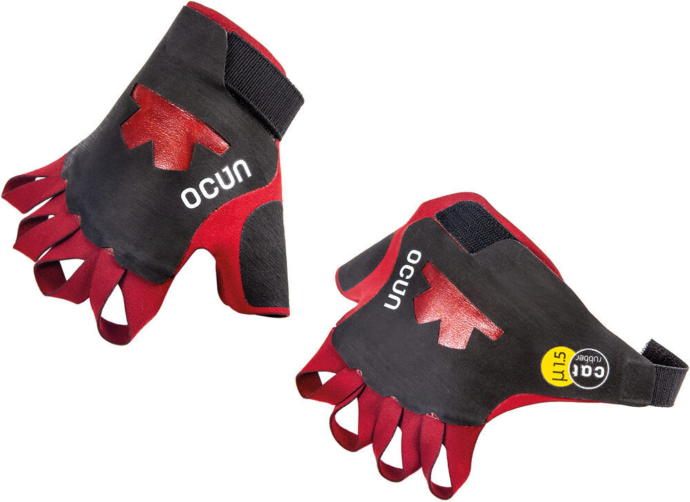 Ocun grack pro guante moda hombre Rojo (XS)