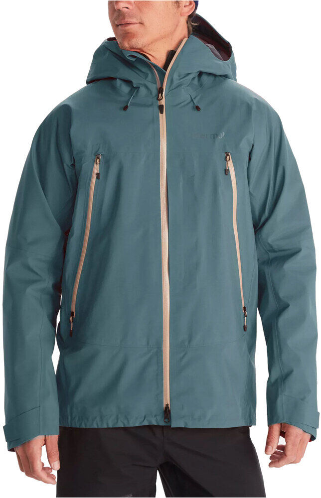 Marmot alpinist gore-tex chaqueta impermeable hombre Verde (XXL)