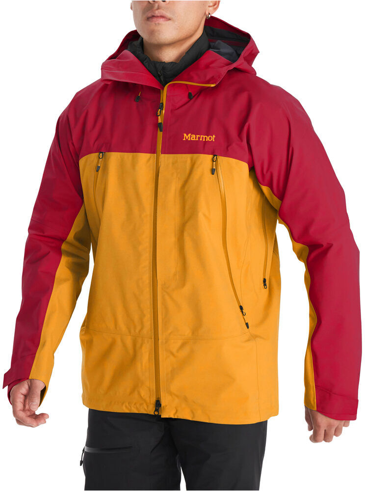 Marmot alpinist gore-tex chaqueta impermeable hombre Rojo (XXL)