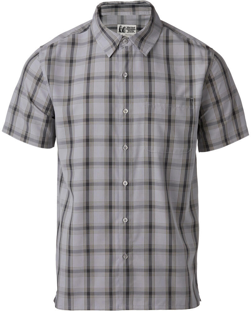 Marmot eldridge classic camisa montaña manga corta hombre Gris (S)