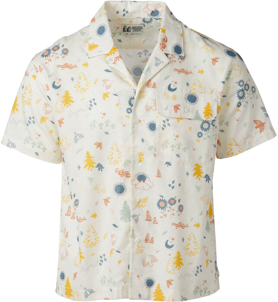 Marmot muir camp novelty camisa montaña manga corta hombre  (L)