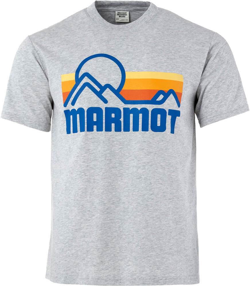 Marmot coastal camiseta montaña manga corta hombre Gris (XL)