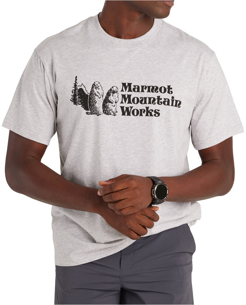 Marmot mmw camiseta montaña manga corta hombre Gris (XL)