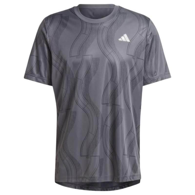 Camiseta Adidas Club Graphic Negro Carbon -  -M
