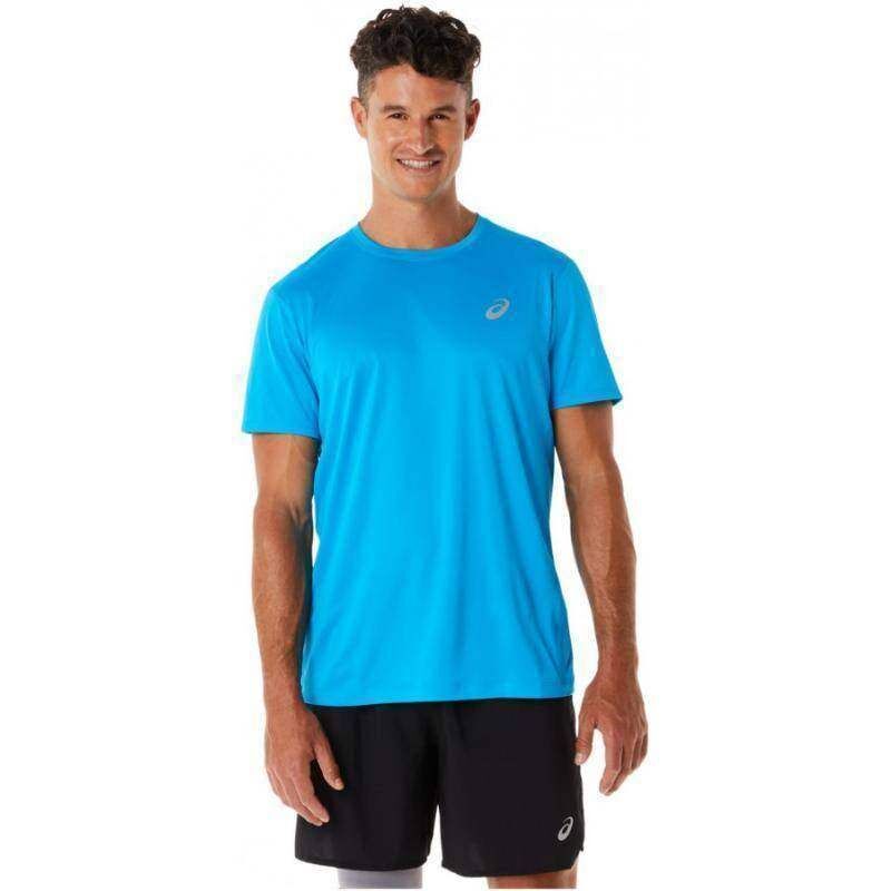 Camiseta Asics Core SS Azul Isla -  -XS