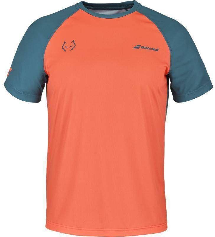 Camiseta Babolat Juan Lebron Naranja Azul Oscuro -  -XXL