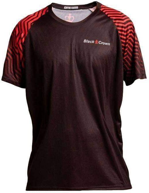 Camiseta Black Crown Oulu Negro Rojo -  -M