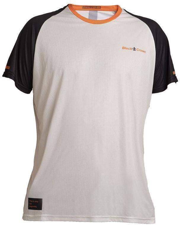 Camiseta Black Crown Rodas Naranja Crema -  -L