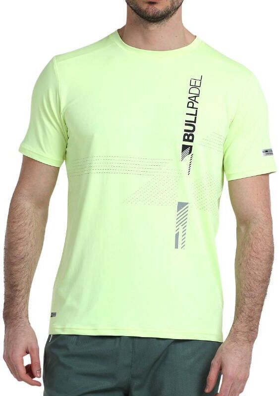 Camiseta Bullpadel Adive Amarillo Azufre Fluor -  -XXL