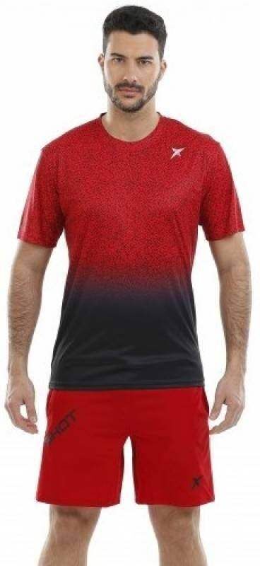 Camiseta Drop Shot Laube Rojo -  -XS