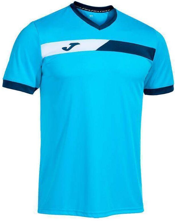 Camiseta Joma Court Turquesa Fluor Marino Blanco -  -M