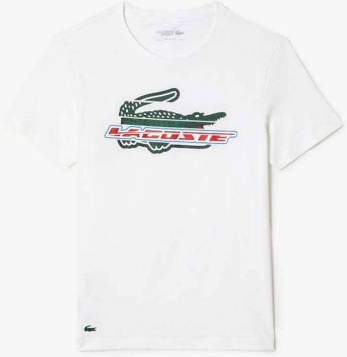 Camiseta Lacoste Sport Algodon Ecologico Blanco -  -XXL