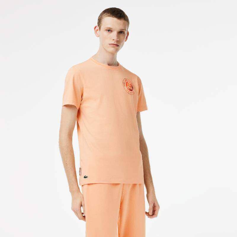 Camiseta Lacoste Sport Roland Garros Edition Naranja -  -S