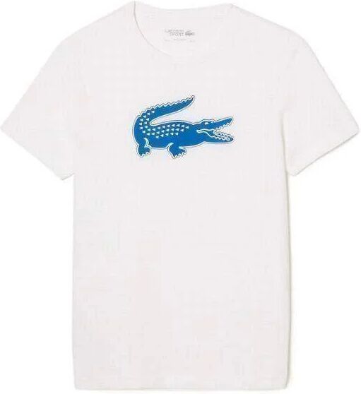 Camiseta Lacoste Sport Transpirable Blanco Azul -  -XXL