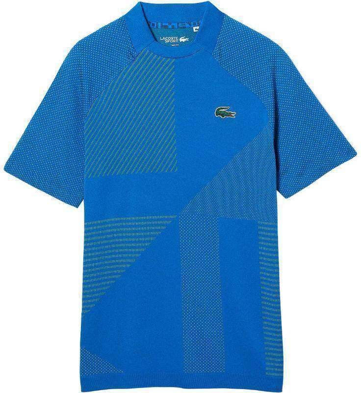 Camiseta Lacoste Team Tecnica Azul -  -M