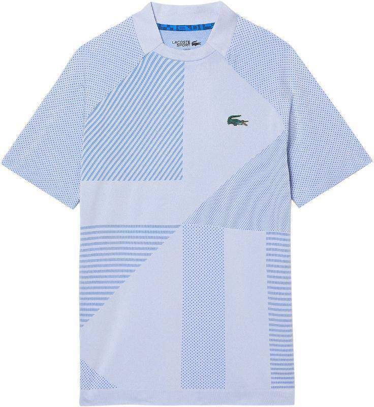 Camiseta Lacoste Team Tecnica Azul Claro -  -M