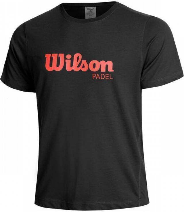 Camiseta Wilson Graphic Negro Rojo -  -XL