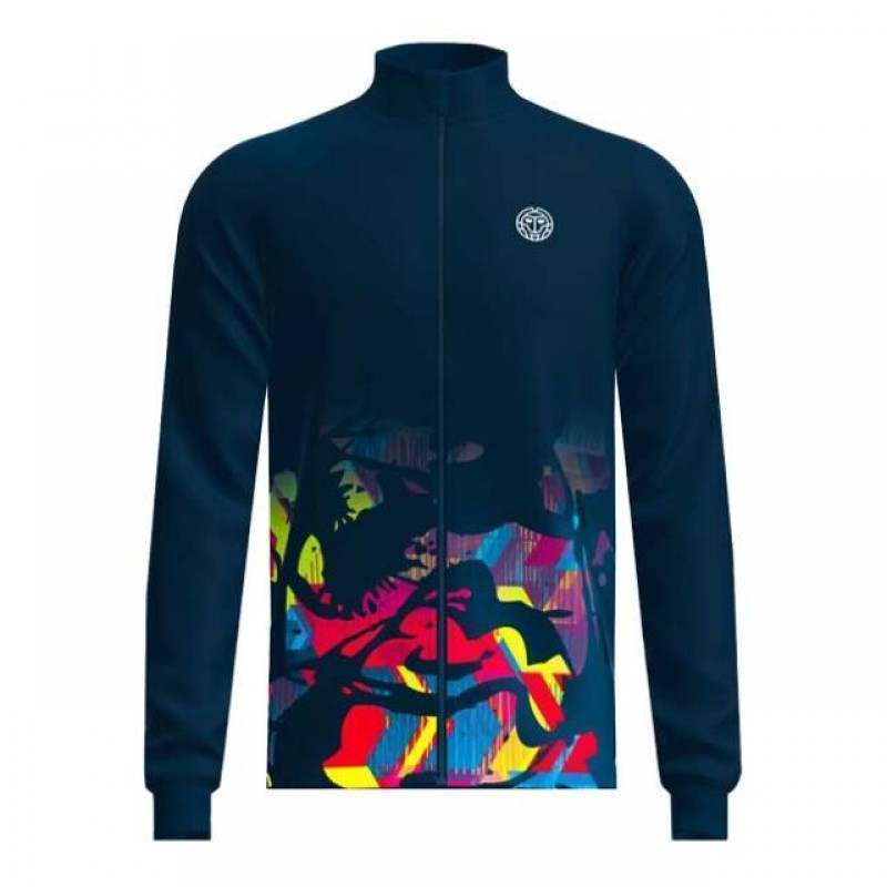 Chaqueta Bidi Badu Wild Arts Printed Azul Oscuro Rojo Mix -  -XXL