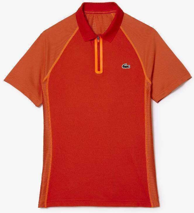 Polo Lacoste Ultra Dry Rojo Naranja -  -XXL