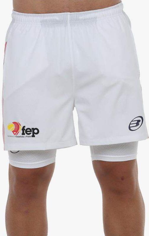 Short Bullpadel FEP Elato Blanco -  -XXL