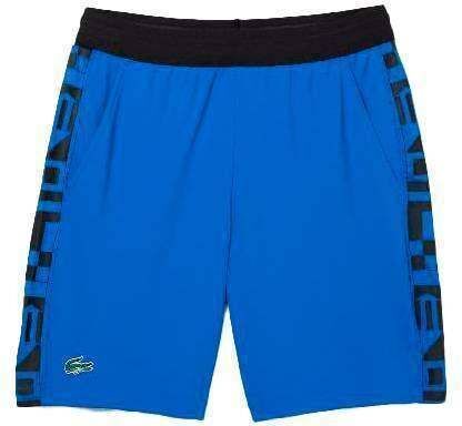 Short Lacoste Sport Azul Estampado -  -XXL