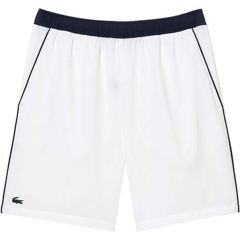 Short Lacoste Sport Elastico Blanco Marino -  -XXL