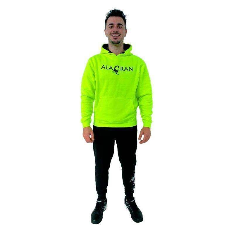 Sudadera Alacran Team Amarillo Fluor Negro -  -XL