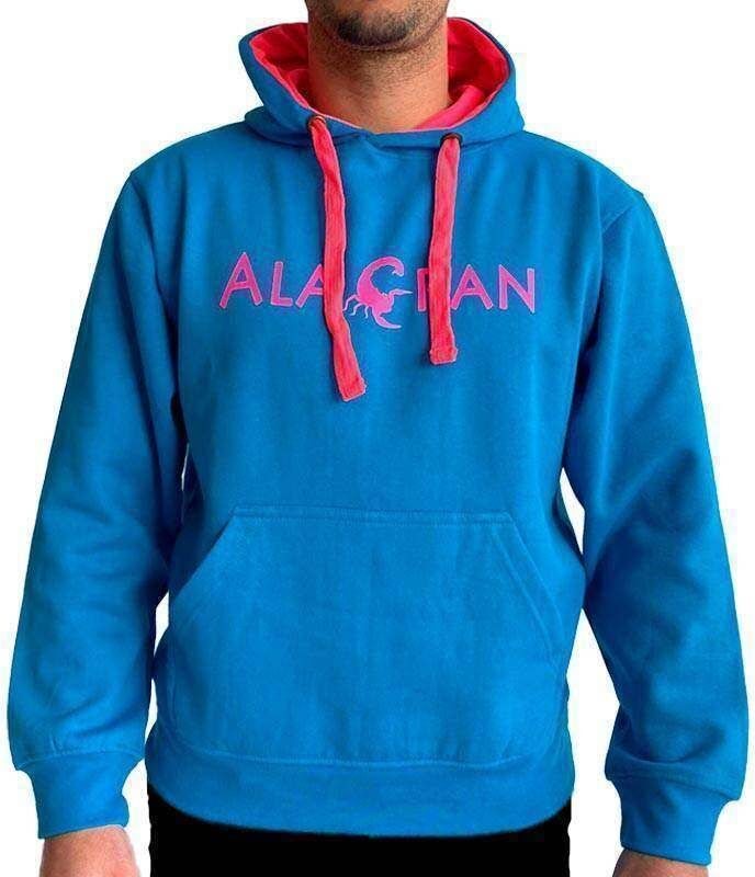 Sudadera Alacran Team Azul Fluor Rosa Fluor -  -XXL