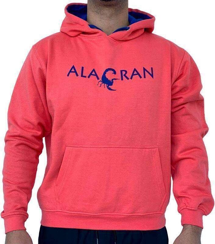 Sudadera Alacran Team Coral Fluor Azul -  -XXL