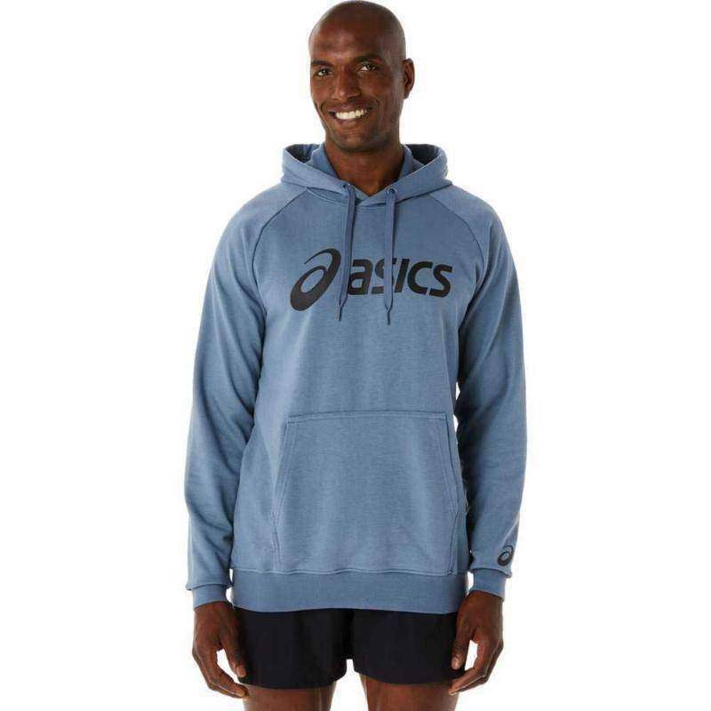 Sudadera Asics Performance Logo Grande Azul Acero