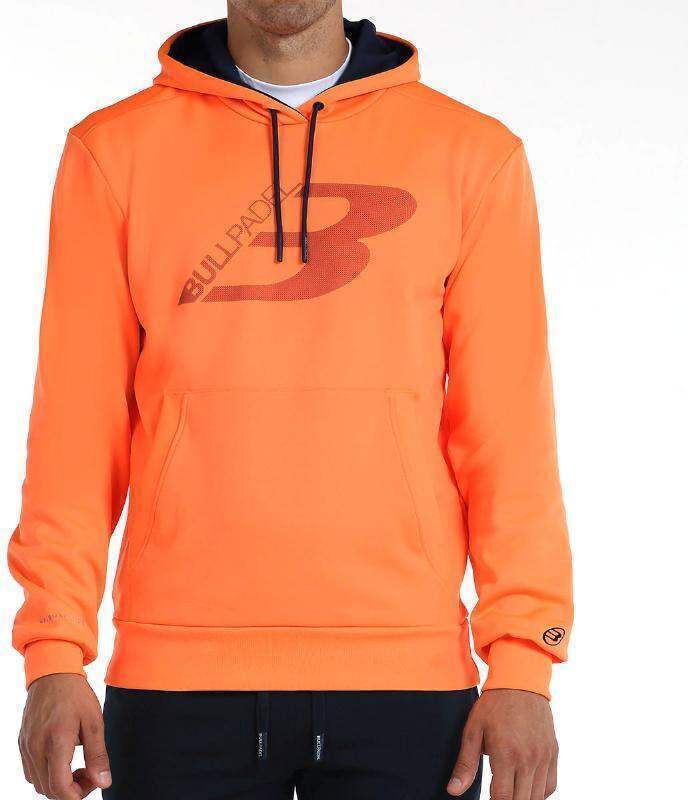 Sudadera Bullpadel Nocla Naranja Fluor