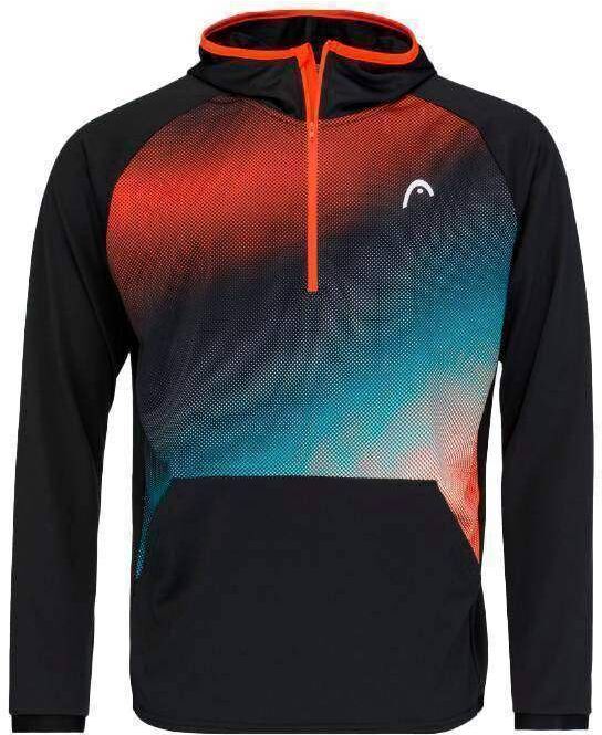 Sudadera Head TopSpin Negro Print Vision -  -L