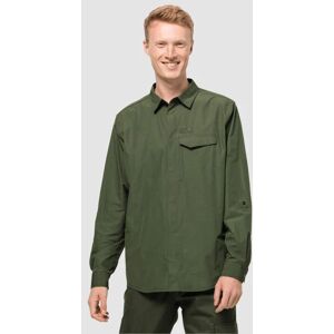 retkeilyvaatteet Jack Wolfskin Lakeside Roll-Up Miesten Paita / XL Greenwood