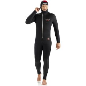 Cressi Diver Man Monopiece Wetsuit Men's One Piece Wetsuit Available in 5 / 7 mm, Customisable, black