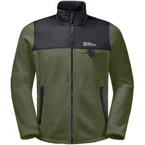 Jack Wolfskin Men's Grizzly Full Zip - Ebony - L