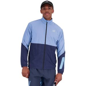 New Balance Men's Graphic Impact Run Packable Jacket - Cobalt Blue - XL