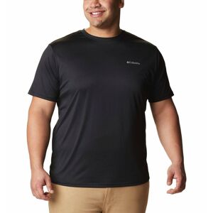 Columbia Men's Hike Tech Big Tee - Musta - 5X